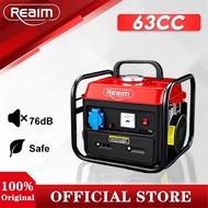 REAIM Generator Portable Power Station Portable Camping Genset Silent Generator Petrol