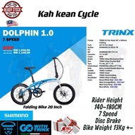 Trinx Folding Bike 20Inch (406) - Dolfhin 1.0 (Ready Stock) 2021