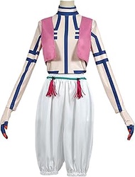 CR ROLECOS Akaza Cosplay Costume Complete Set, Anime Akaza Outfit Fancy Dress Akaza Uniform Carnival