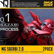 MG GUNDAM SAZABI RESIN CONVERSION DRESS KIT YJL (Yujiao Land)