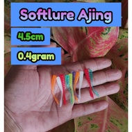 UMpan Fishing Softlure Ajing 4.5cm.10pc Soft Lure Ajing Lure Chewy Kotrek Sabiki Glow in The Dark