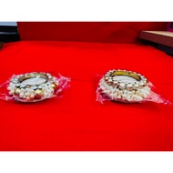 Decoration Candle / Candle / Stone Candle / 2 Design / Flower Design Candle / Tealight Candle / DIA 