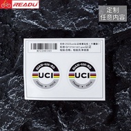 2022uci certification repair sticker refuses certification frame sticker bicycle body concealer