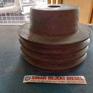 Pully Pulley Pulli Cast Iron B3 7" 7 Inch Inch Axle 30 mm 30mm gz