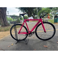 Pizz Shukaku pink fixie frame/fullbike