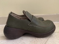 regetta canoe regettacanoe Size m 綠色 增高 厚底 鞋