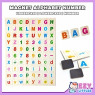 EZYLITTLES Magnet Letter Alphabet Number Puzzle Card Magnet Fridge Magnet Spelling Game Early Educat