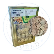 [BISKUT TIN] MRS ENAK TIN BISKUT KELADI 4KG 1 TIN HALAL