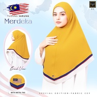 🌟Merdeka 2024 Special Edition🌟 Merdeka Tudung Sarung With Metal Tag (CEY Fabric) By H&H Textiles