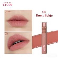 ETUDE Fixing Tint Lip - Watercolor Matte Lip Gloss, Moisturizing & Smudge-Proof Formula, Waterproof 