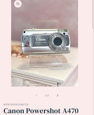 （有興趣可議價）Canon PowerShot A470 數碼相機(包sd卡+card reader)