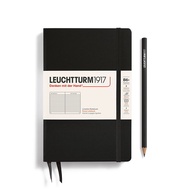 德國 LEUCHTTURM1917 硬殼筆記本/ B6+/ 黑/ 橫線