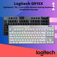 Logitech G915 X LIGHTSPEED TKL Low-Profile Wireless Gaming Keyboard, Double-Shot PBT Keycaps, Fully 