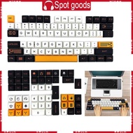 WIN 126 Keys Custom PBT Dye Sublimation XDA Profile Keycaps for Mechanical Keyboard MX Switch 61 64 