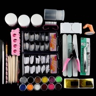 12 Colors DIY Nail Art Tool Set Professional Nail Art Tool Kit for Hand Foot Nails Care GW-VN