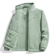 ผู้ชาย Ollieสีเทาเข้มฤดูใบไม้ร่วงและฤดูหนาวมีเสื้อฮู้ดแบบหนาแจ็คเก็ตผ้าขนแกะกีฬาสำหรับผู้หญิง Ndikal