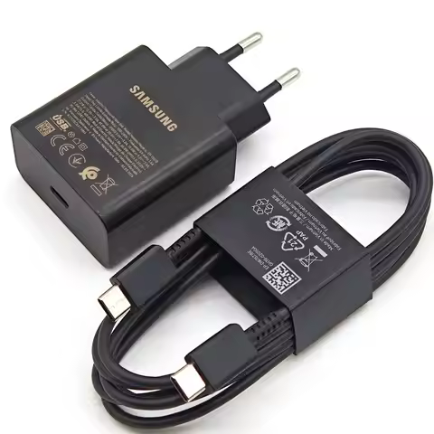 Samsung S26 60W Charger PD Super Fast Charge Adapter 1.8M Type C For Galaxy S25 S24 S23 S22 S21 S20 