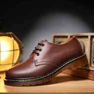 1025 TOSHI Dr.Martin 1461 รองเท้าบู๊ทมาร์ตินรองเท้าหนังDr