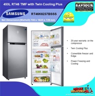 SAMSUNG RT46K6237SL/SS RT46 TMF with Twin Cooling Plus, 453L FRIDGE (3 TICKS)