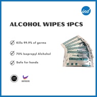HANDPURE Alcohol Wipes (6s/12s/18s) | 70% Isopropyl Alcohol | Kills 99.999% germs, bacteria, viruses
