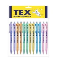 ปากกาลูกลื่น TEX MC228 PT ด้ามสีพาสเทล