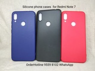 Phone Cases and Flip-covers for Redmi Note 7. 紅米Note 7 矽膠保護套