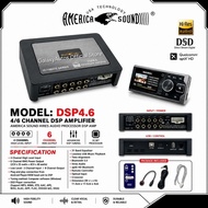 America Sound DSP4.6 Hires Audio 6 Channel Professor Dsp Amp