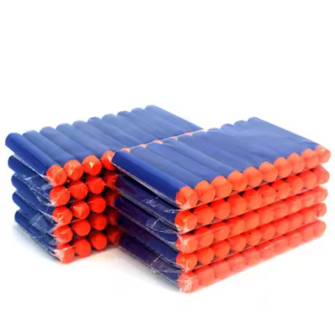 7.2cm Soft Hollow Head Refill Darts Toys Guns Bullets Kids EVA Ball Weapons Blaster Pellet Shoot Pre