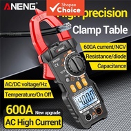 Digital Clamp Multimeter 4000 Counts AC/DC Voltage AC Current Resistance Capacitor ANENG PN107 Elect