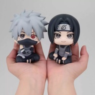 [Ready Stock] Naruto Figure Q Version Kurobe Kakashi Itachi lookup Doll Merchandise Doll Anime Decor