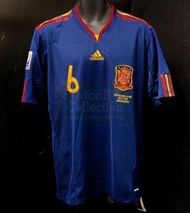原年 帶吊 BNWT 西班牙 Spain 2010 世界盃 決賽 更衣室版 作客 短袖 球衣 連#6 INIESTA *** 一件為日後作勝利者序幕 不完美 冇星 第一個 世界盃 決賽 嘅 西班牙 球