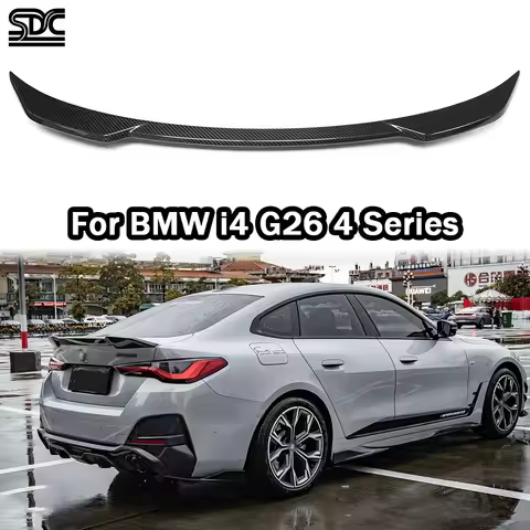 MP Style Rear Spoiler For BMW i4 M50 G26 4 Series 430i M440i Gran Coupe Prepreg Dry Carbon Fiber Rea