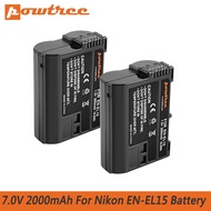 2000mah EN-EL15 EN-EL15a Battery for Nikon D7000 D7100 D7200, D850 D750 Nikon D7500 Battery D810 D500 D800 D610EN-EL15b Battery