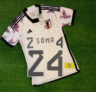 亞洲碼 S M XL 連24 Soma 荃灣波衫鋪 2022世界盃 日本🇯🇵作客 球迷版 短袖