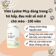 Lysine hỗ trợ hô hấp tăng đề kháng cho chó mèo MCP - Hộp 100 viên