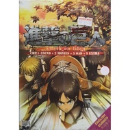 Attack Of Titan - Chapter 1-25End + 2 Movies + 5 Oad + 9 Extra (DVD)