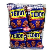 【8pkt x 14g】Hup Seng Teddy Bear Biscuits Chocolate Flavour