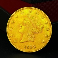 12.291888Year America 20 Dollars Eagle Foreign Gold Coin Foreign Silver Dollar Crafts Collection Man