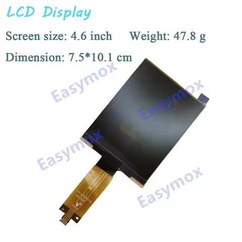 4.6 Inch FPC-VLG1270_V-01 LCD Display for Car or Motorcycle Instrument Screen Dashboard Repairment