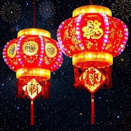 新款新年装饰旋转七彩led走马灯笼New Style Rotating Lantern Pendant Colorful led Horse Lantern Balcony Doorway Palac