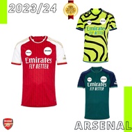 (NEW)Arsenal Home Away 3rd Third Kit 2023/24 Football Jersey Murah Kualiti Baju Jersi Fan Issue Bola Sepak Kelab Arsenal