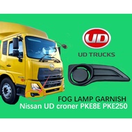BUMPER LAMP GARNISH NISSAN UD CRONER PKE8E PKE250 FOG LAMP GARNISH