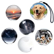 2.76" Video Electronic Display Sphere Plays Your Own Videos Unique Gift For Couples & Pet C6z9