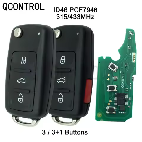 QCONTROL Keyless Entry Smart Car Remote Key For Audi A8 S8 2003 2004 2005 2006 2007 2008 2009 315&43