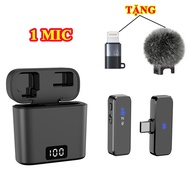 Mic Ghi Âm Không Dây M31 Mẫu Mới Thu Âm Quay Video Livestream Chống Ồn Hiệu Quả Pin Dài 9 Tiếng