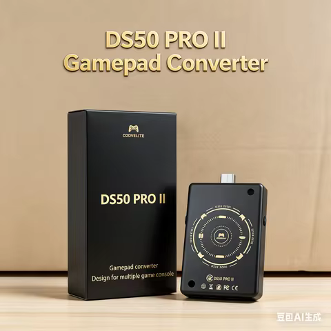 DS50 ProII Wireless Bluetooth Gamepad Converter for PS5/PS4/Xbox/Switch Pro Controller to Play PS5/P
