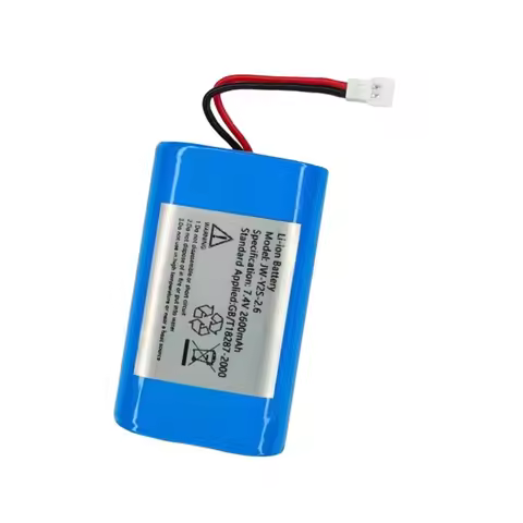 For Root Tube Lithium Battery JW-Y2S-2.6 7.4v 2600mAh Li Ion Batteries Flat Plug