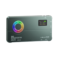 (REYBM)Full Color Small Panel Light LED Full-Color RGB Fill Light Lamp 2500-9000K for Vlogging Photo