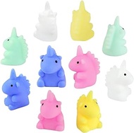 Unicorn Mochi Squishy Hand Toys Mini Mochi Squishies Squeeze Toy Birthday Party Favors for Kids Kawaii Squishys Stress Reliever, Pack of 10