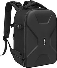 MOSISO Camera Backpack, DSLR/SLR/Mirrorless Insert Protection Photography Camera Bag Full Open Waterproof Hardshell Case with Tripod Holder&amp;Laptop Compartment Compatible with Canon/Nikon/Sony, Black